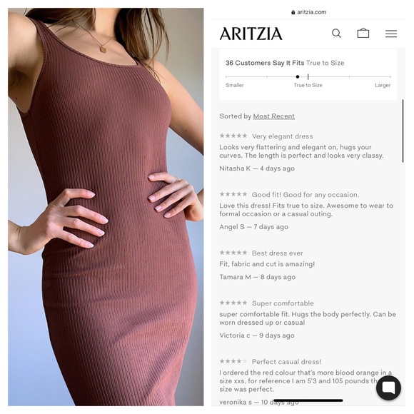 Aritzia | Dresses | Wilfred Free 